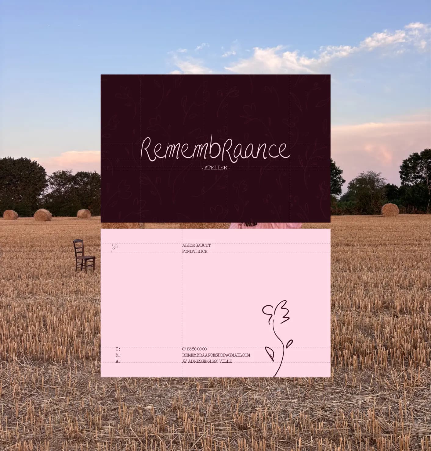 Remembraance — Site e-commerce, détail du projet